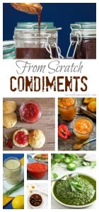 16 Favorite From Scratch Condiments