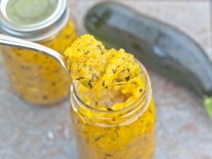 From Scratch Sweet Zucchini Relish - the perfect way to use up those huge late summer zucchinis!