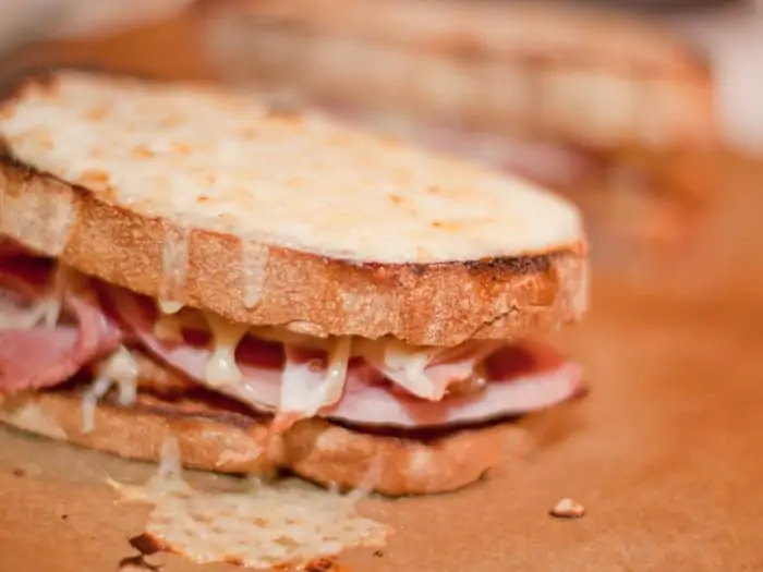 toasted sandwich with cheese.