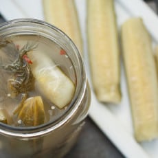 Use those fresh garden cucumbers and make these Super Easy Dill Pickles from scratch for your own crunchy, dill, pickle treat!