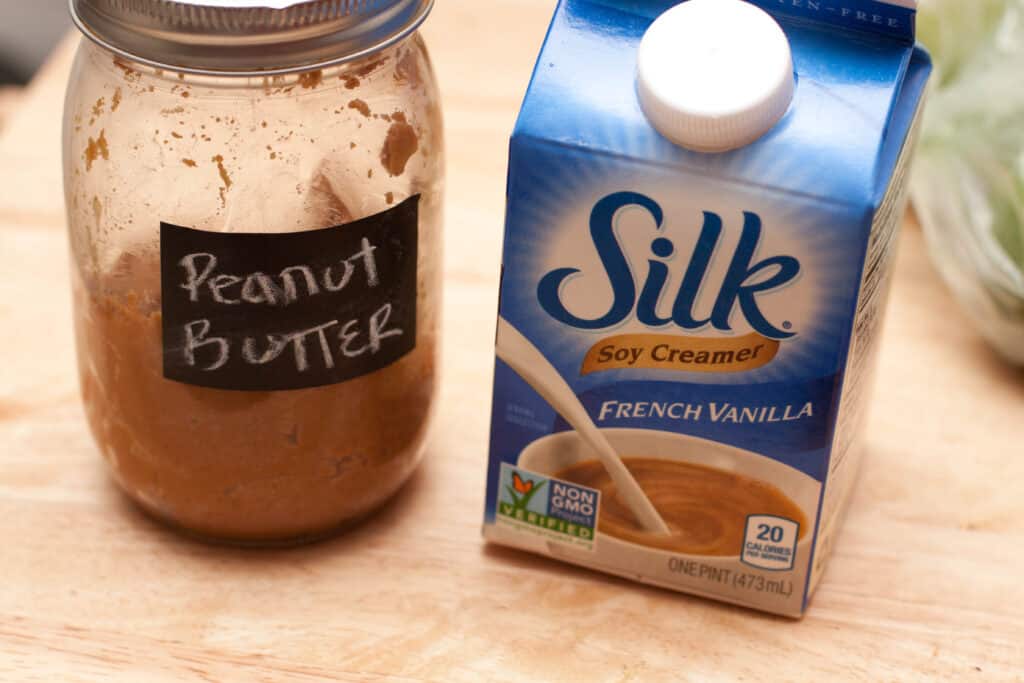 peanut butter and silk creamer