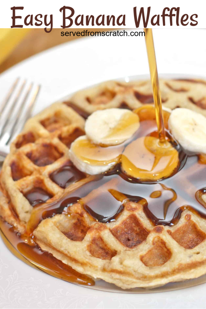 Easy Homemade Banana Waffle Recipe 2023 - AtOnce
