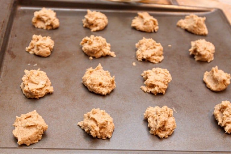 Eggless Peanut Butter Cookies Served From Scratch
