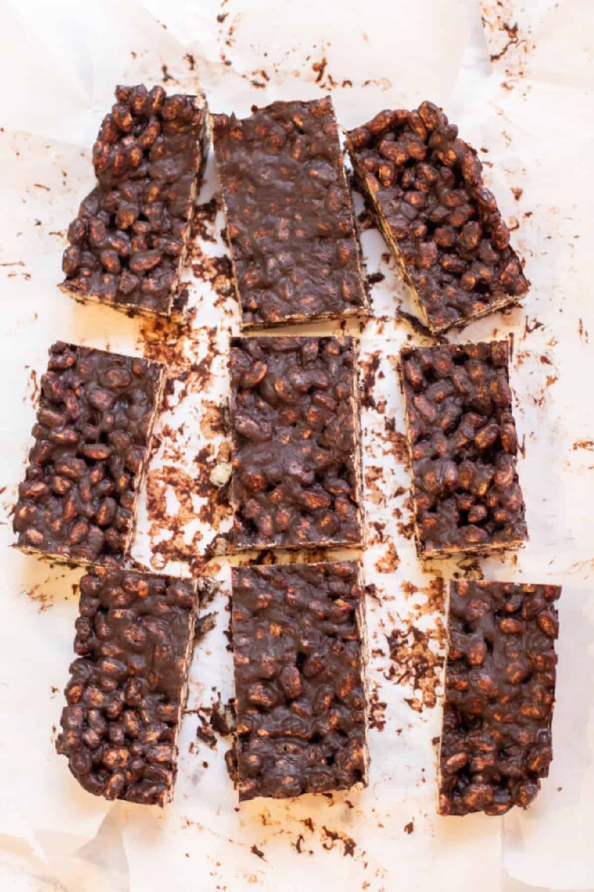 cut crunch bars.