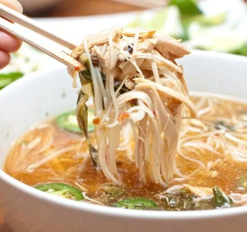 Crock Pot Chicken Pho Served From Scratch