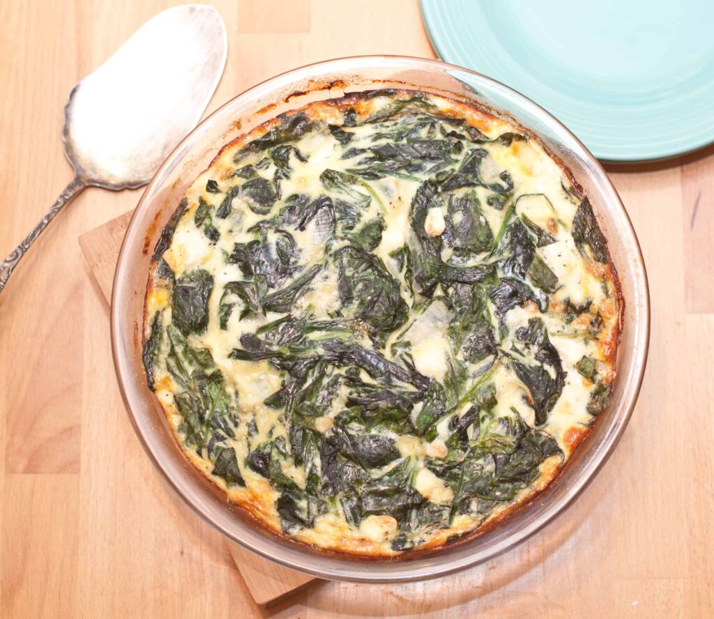 Crustless Spinach and Feta Quiche - Served From Scratch1024 x 888