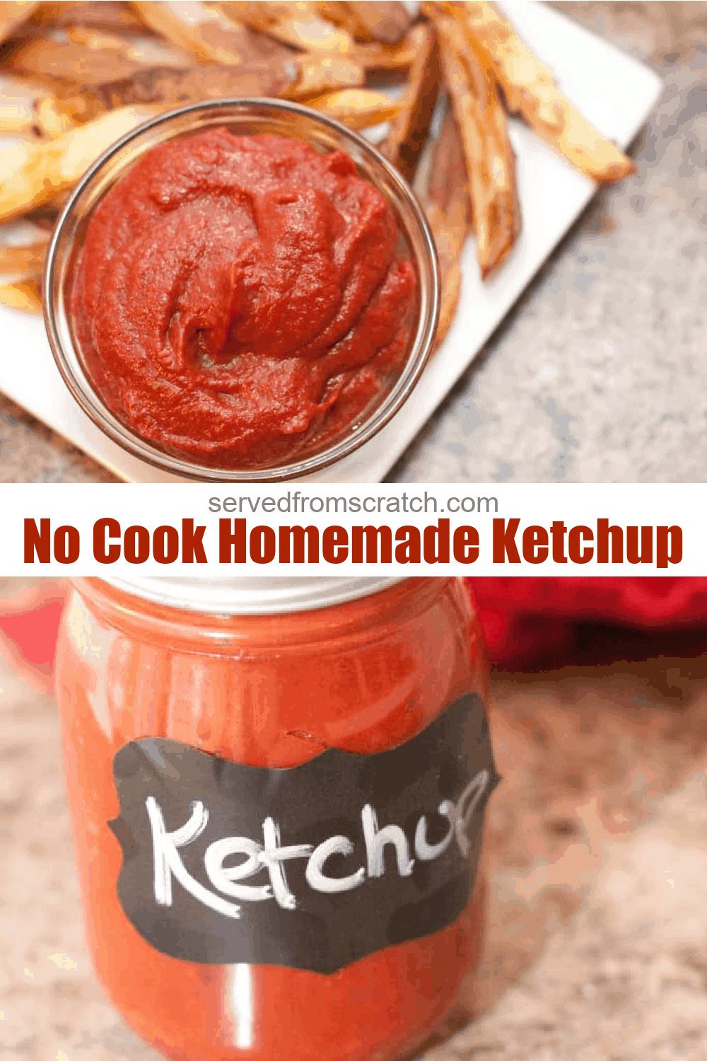 5 Minute Homemade Ketchup Served From Scratch