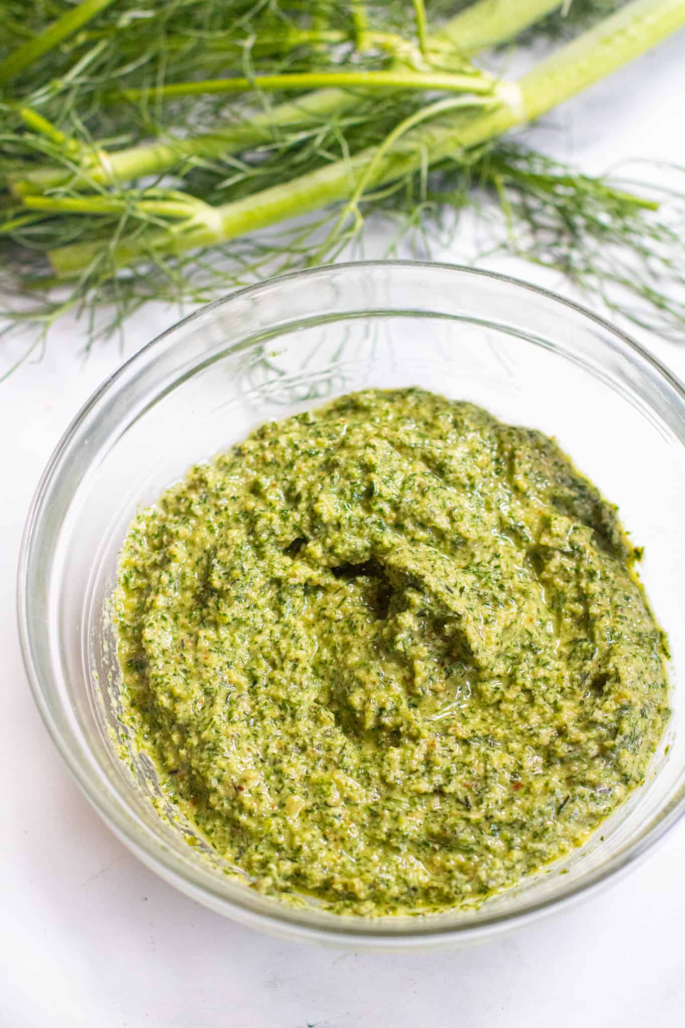 Fennel Frond Pesto Served From Scratch