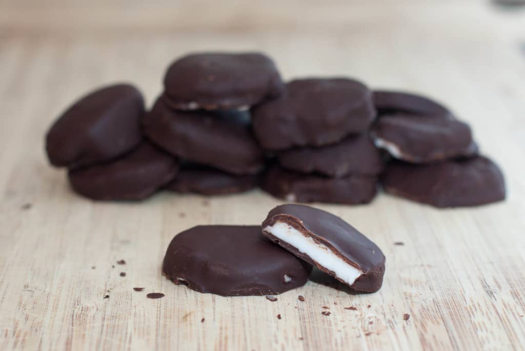 Homemade Peppermint Patties made From Scratch with only 5 ingredients!