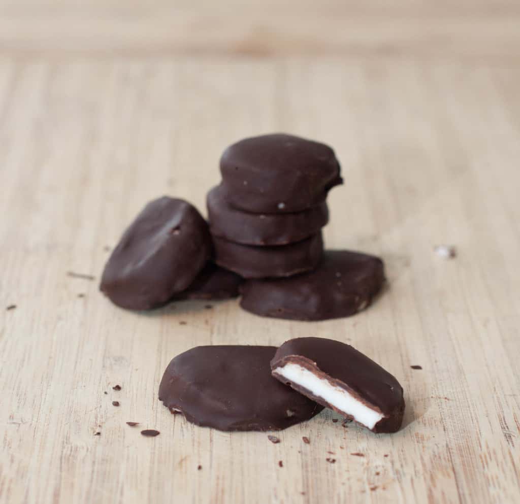 Homemade Peppermint Patties made From Scratch with only 5 ingredients!