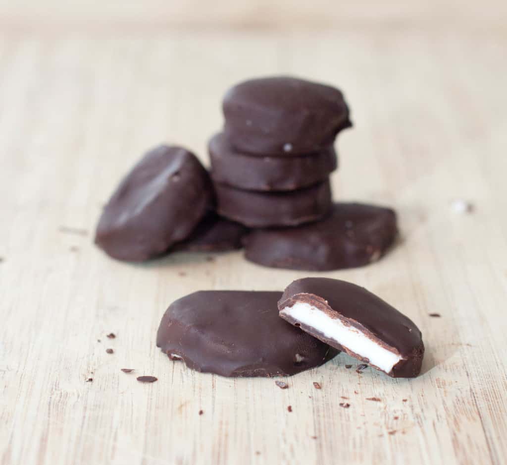 Homemade Peppermint Patties made From Scratch with only 5 ingredients! 