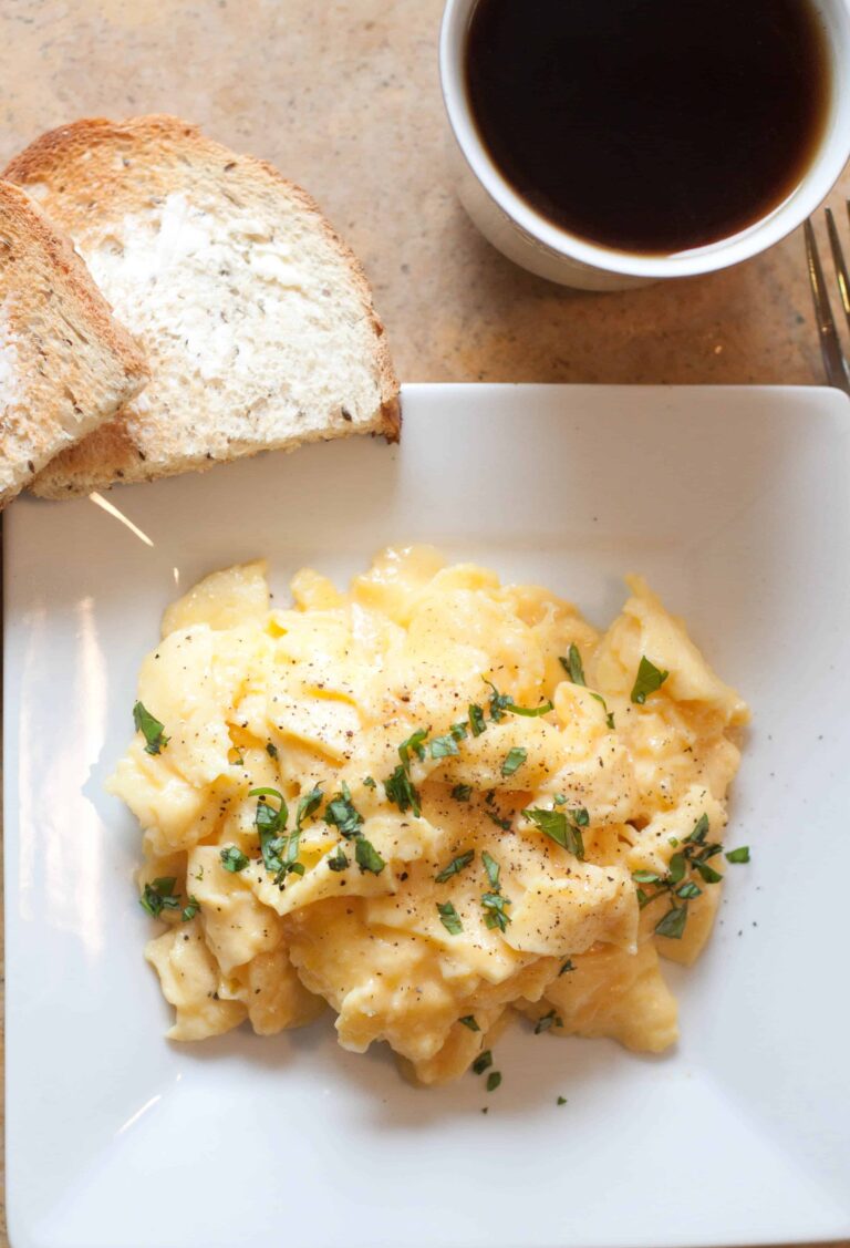 Perfect Soft Scrambled Eggs