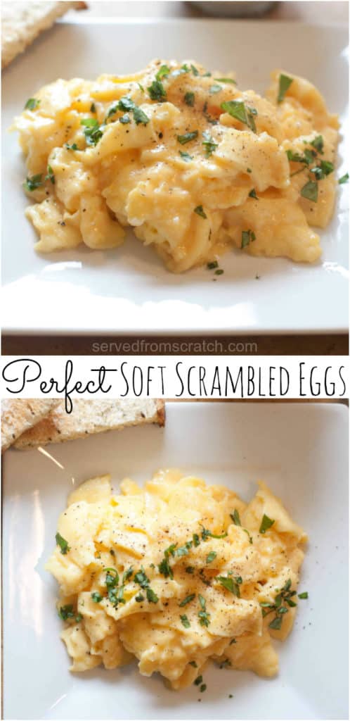 Once you have Perfect Soft Scrambled Eggs, you'll never go back to overcooked, dry eggs again! #eggs #scrambledeggs #howtomake #recipes