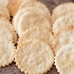 cooked ritz crackers from scratch lined up