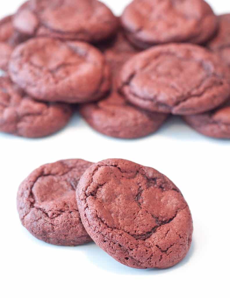 Super Easy Red Velvet Cookies - Served From Scratch