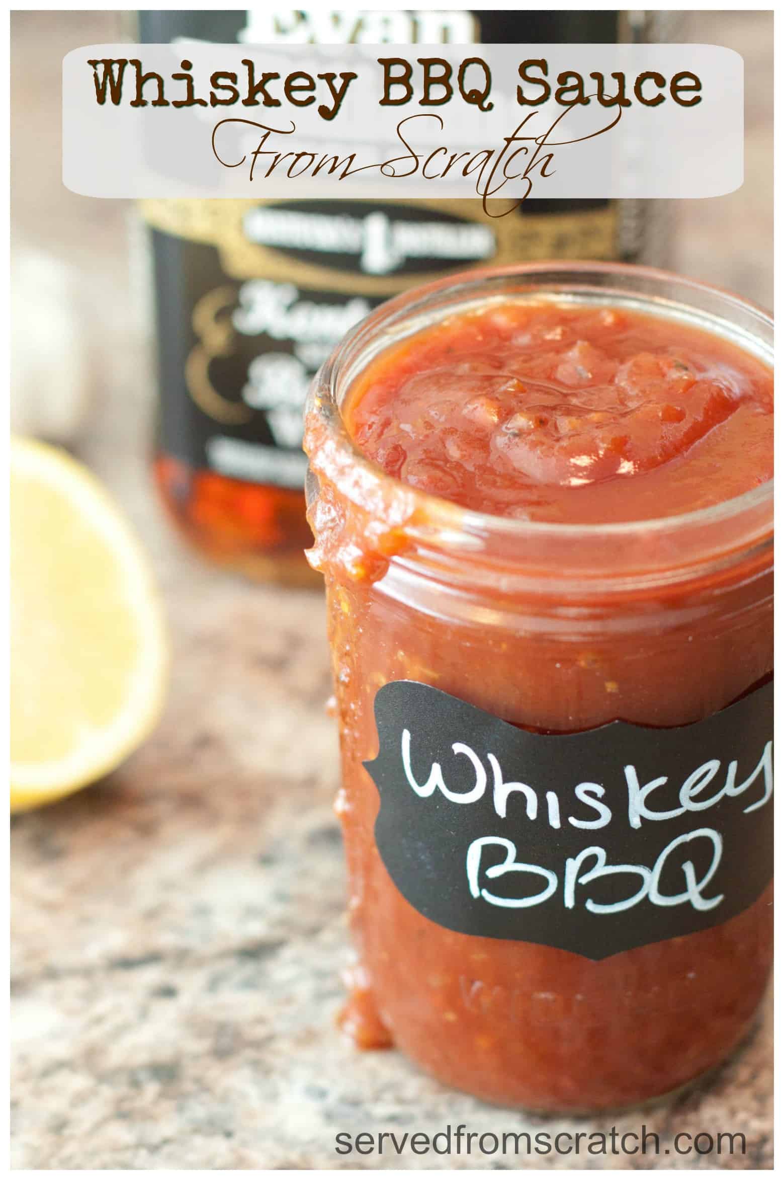 Whiskey BBQ Sauce From Scratch Served From Scratch