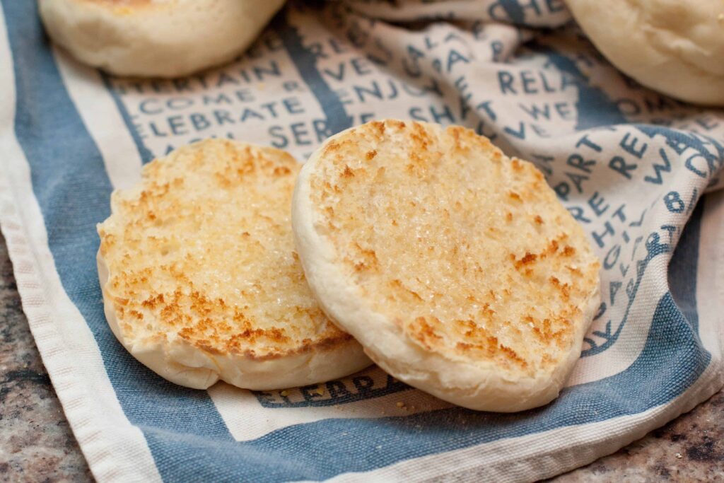 Making your own English Muffins from scratch is easier than you'd think and sooo tasty without sacrificing any of the nooks or crannies!