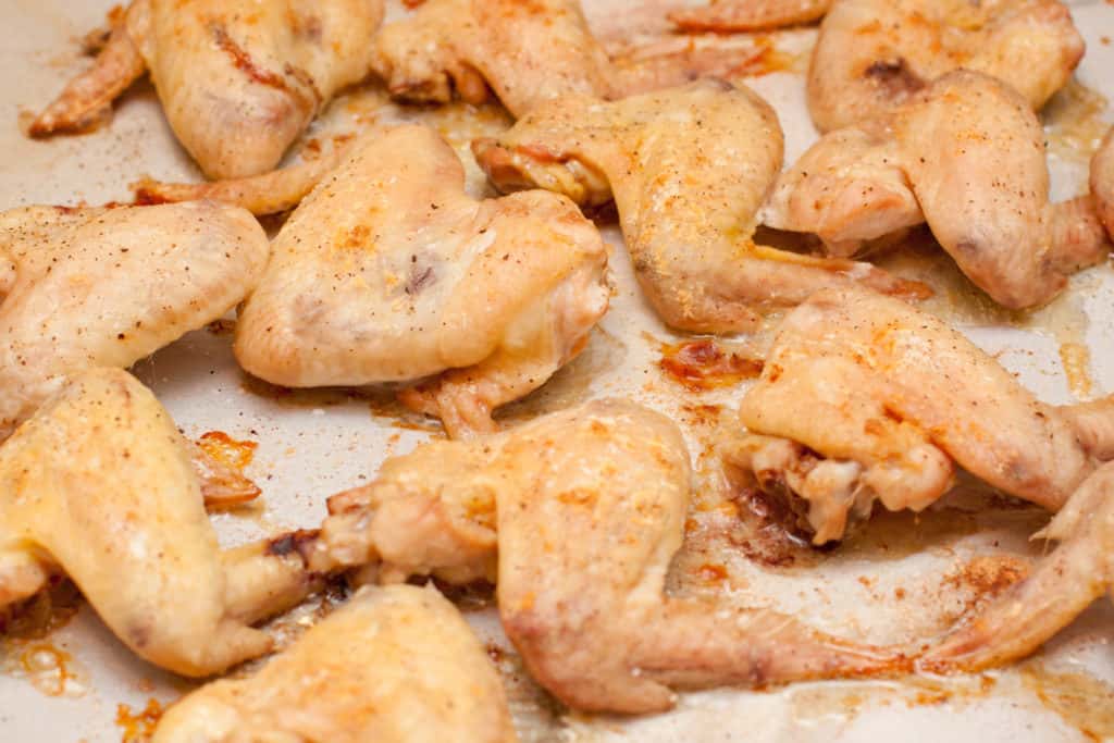 Parmesan Garlic Baked Chicken Wings