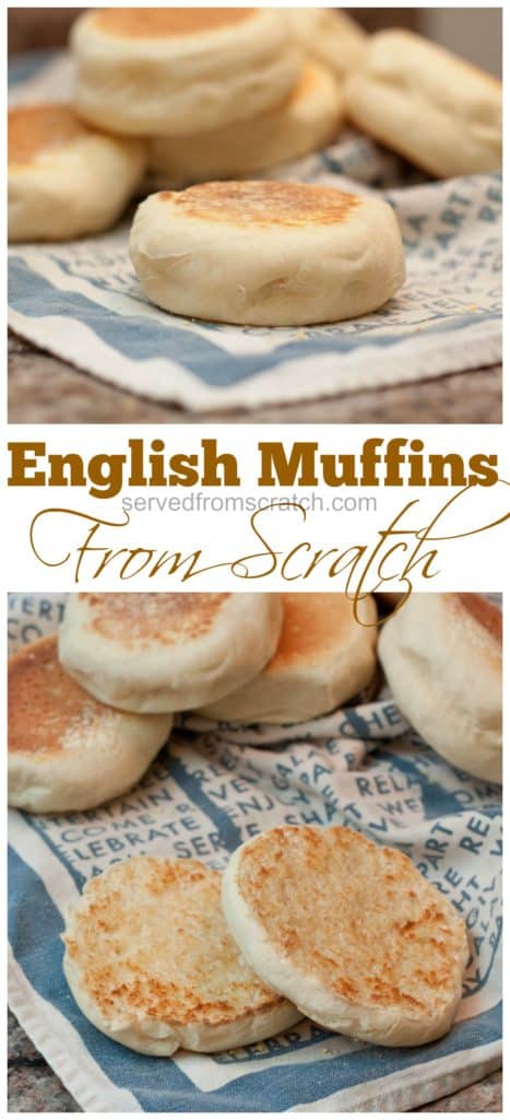 Making your own English Muffins from scratch is easier than you'd think and sooo tasty without sacrificing any of the nooks or crannies! #fromscratch #englishmuffins #homemade #homemadebread