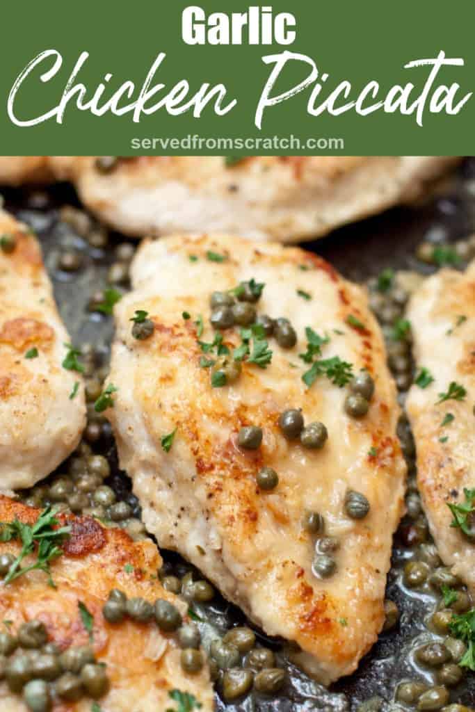 Garlic Chicken Piccata - Served From Scratch