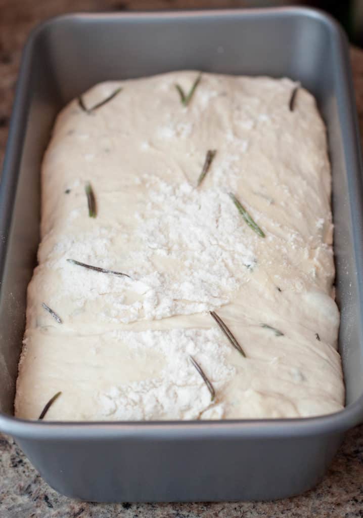 No Knead Rosemary Garlic Bread Served From Scratch