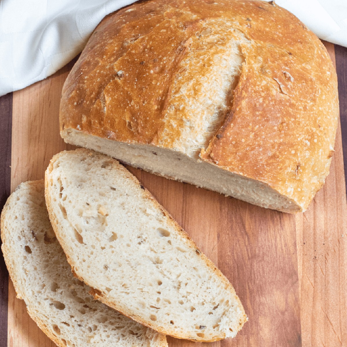 No Knead Rosemary Garlic Bread-image