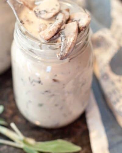 dressing with cream of mushroom soup Creamy Mushroom Soup