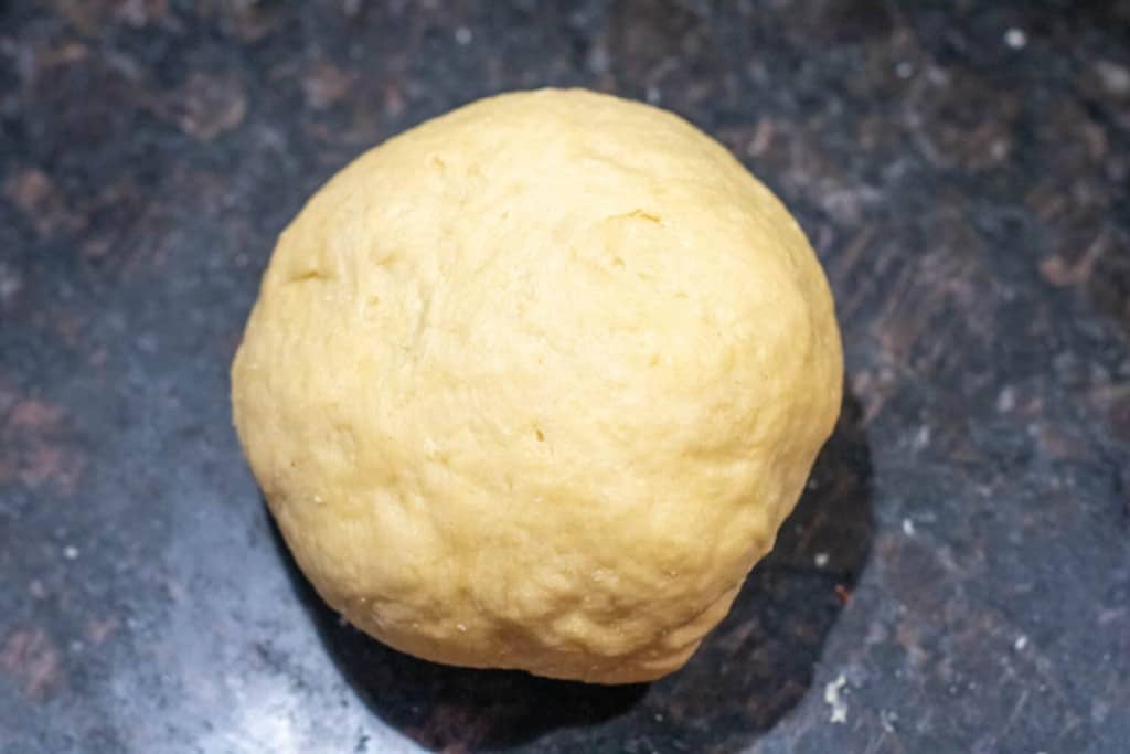 a ball of pasta dough.