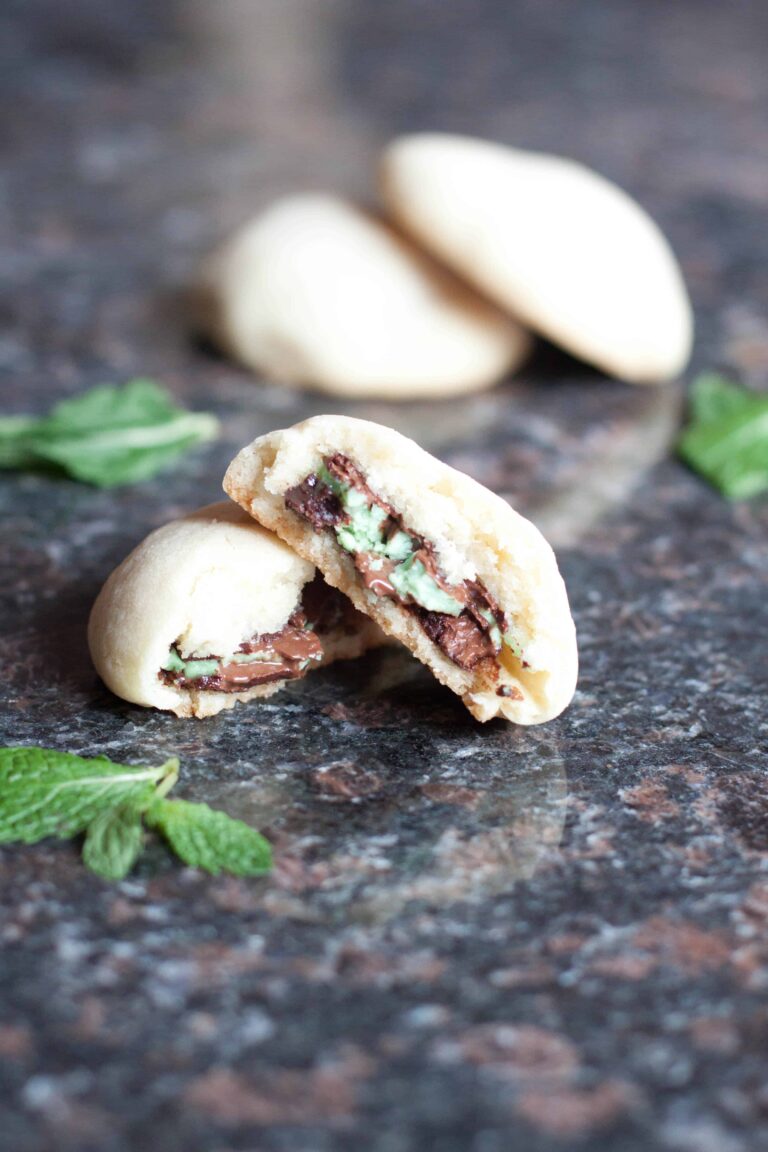 Andes Stuffed Sugar Cookies