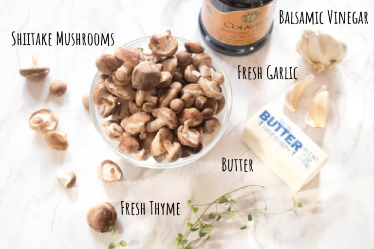 Balsamic Shiitake Mushroom Steaks Served From Scratch