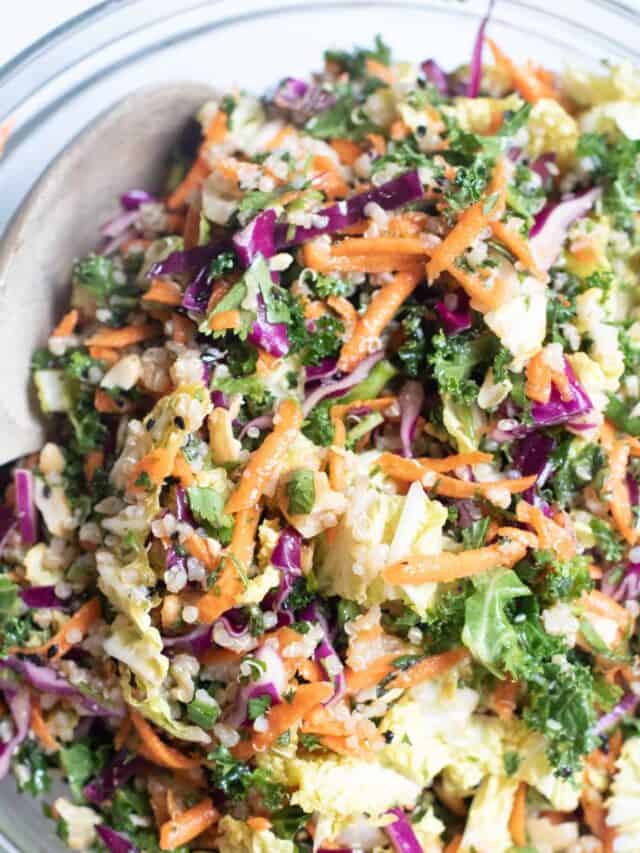 Asian Sesame Ginger Slaw Served From Scratch