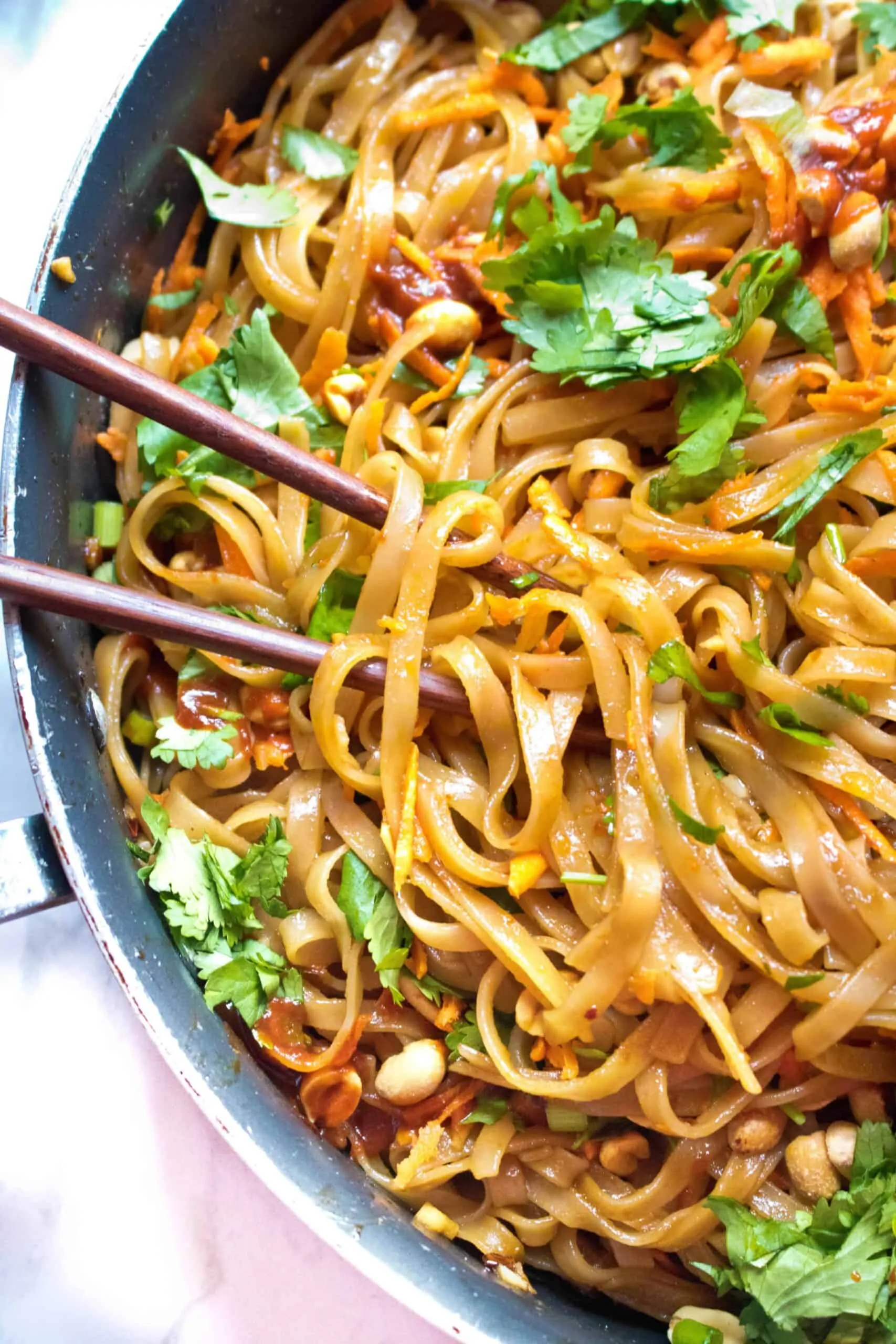 20 Minute Sweet and Spicy Noodles - Served From Scratch