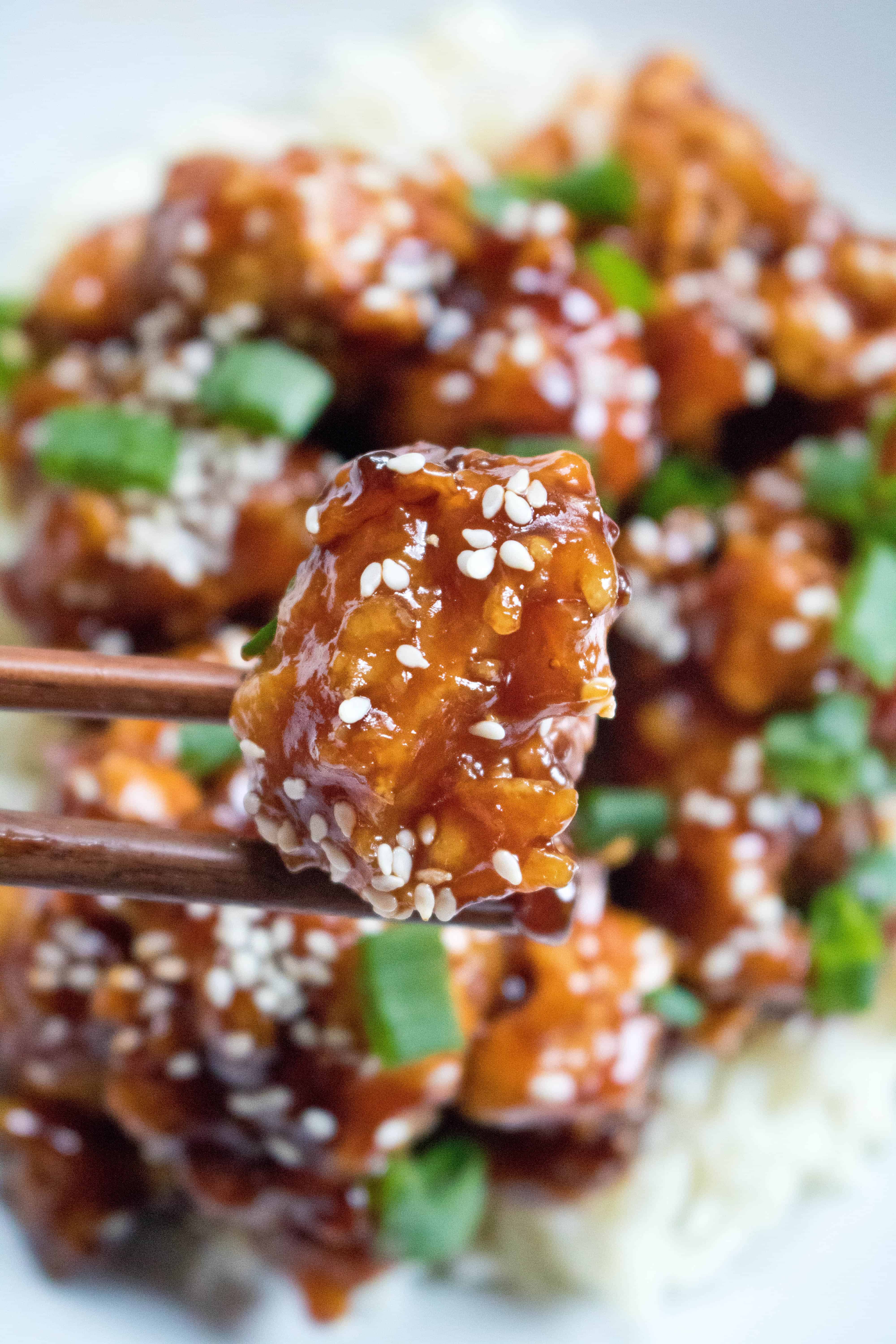 Homemade Crispy Sesame Chicken