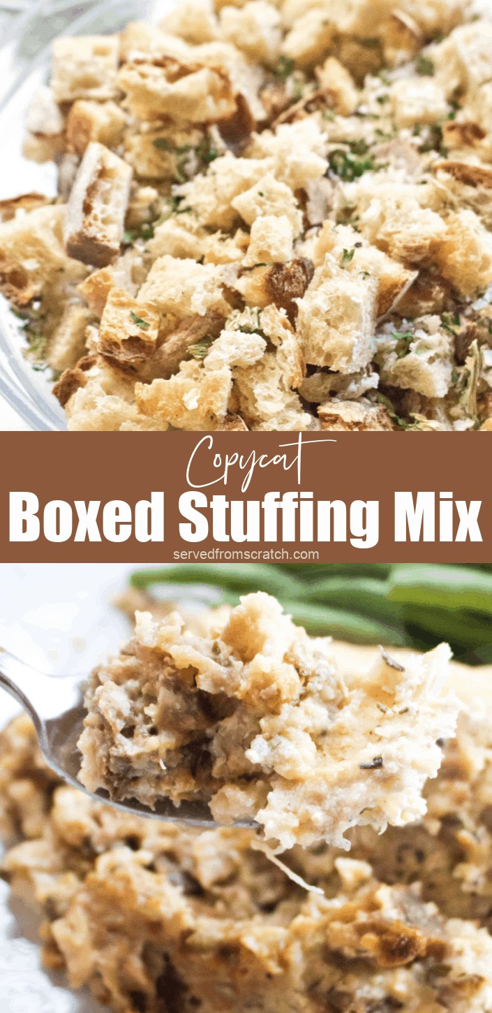 Copycat Boxed Stuffing Mix From Scratch Served From Scratch