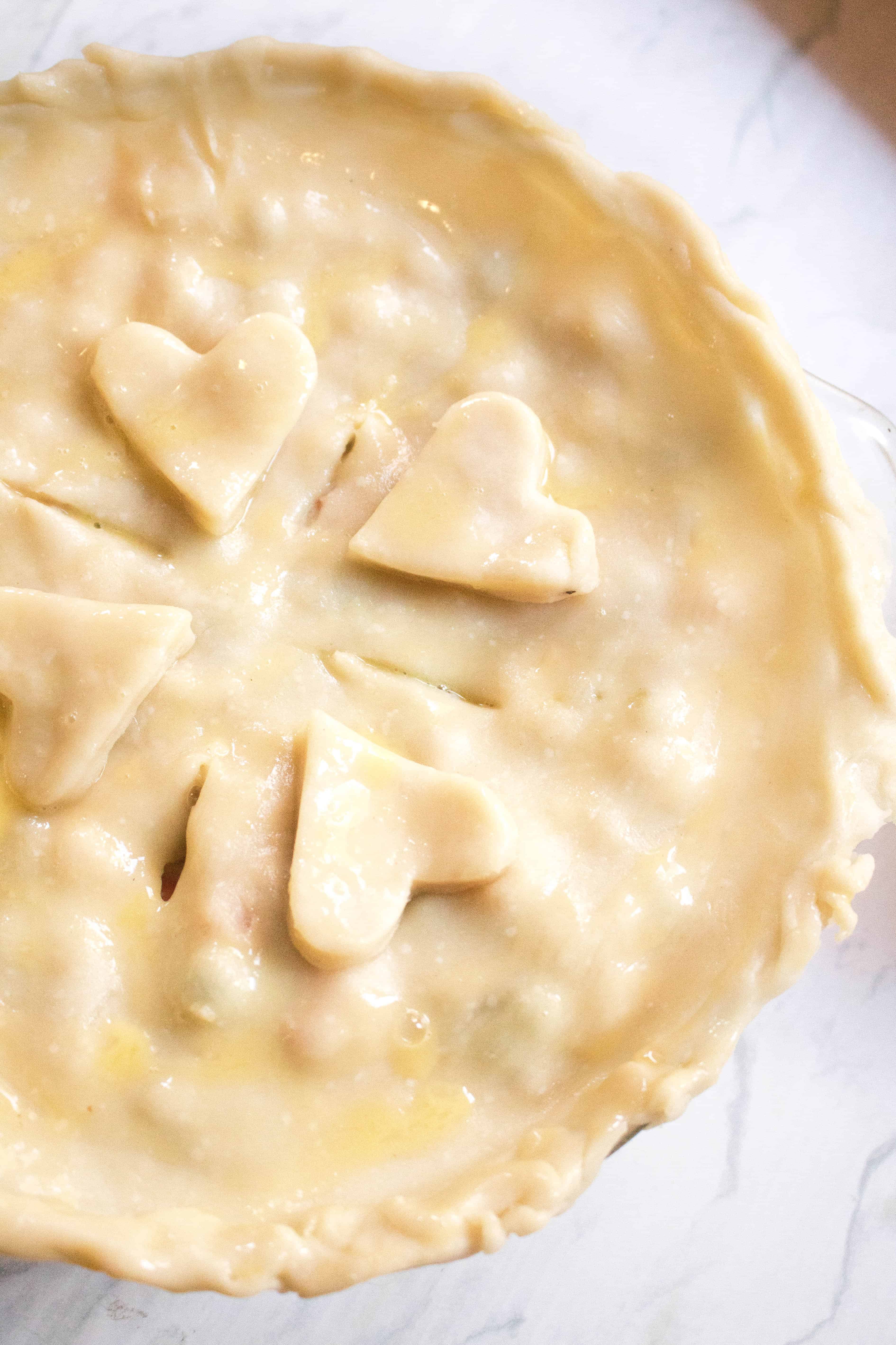 The best part about cooking a whole turkey?  The fact that you can make a homemade stock and use some of the meat for this Leftover Turkey Pot Pie From Scratch!