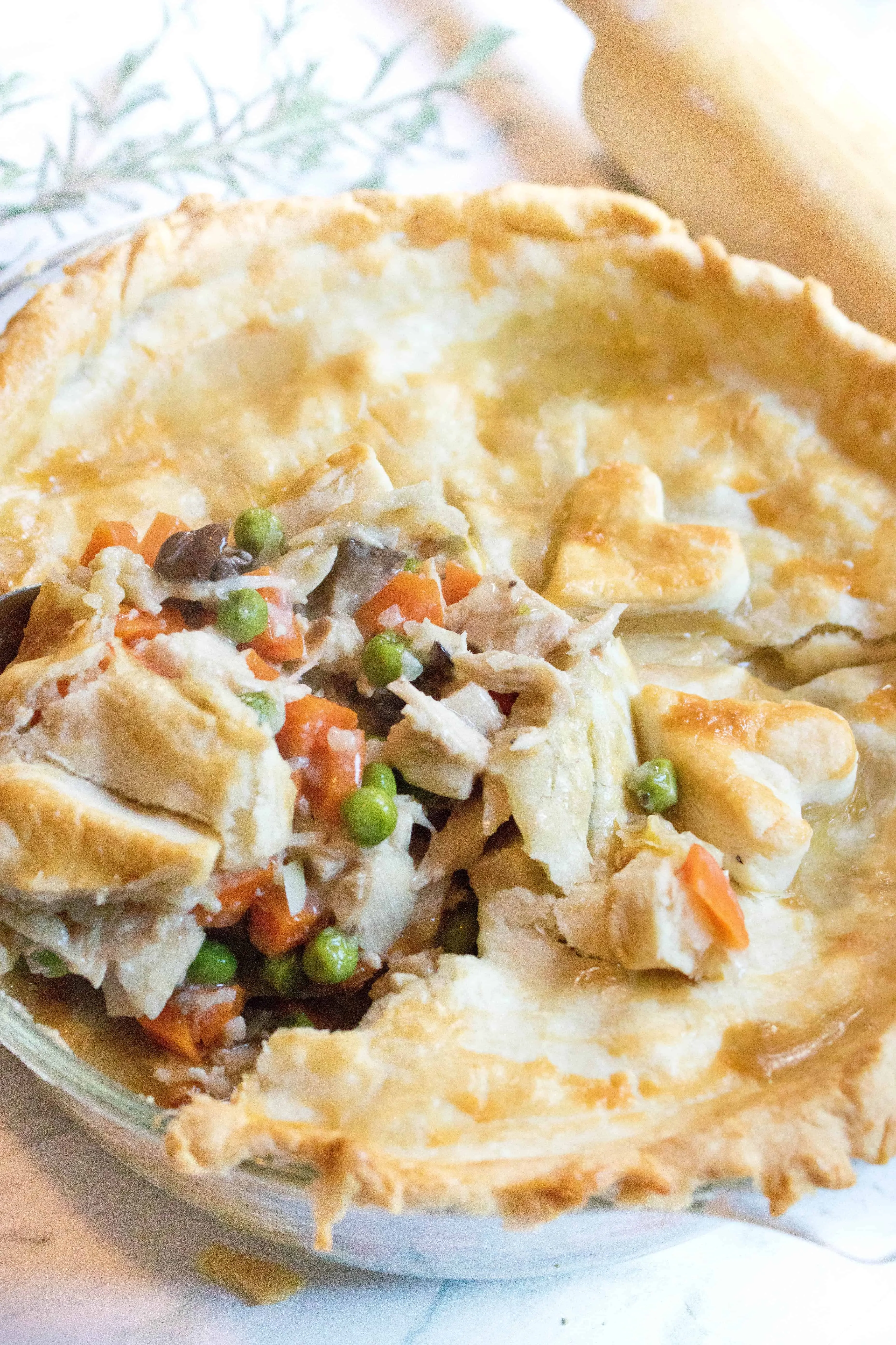 Leftover Steak Pot Pie With Vegetables Recipe