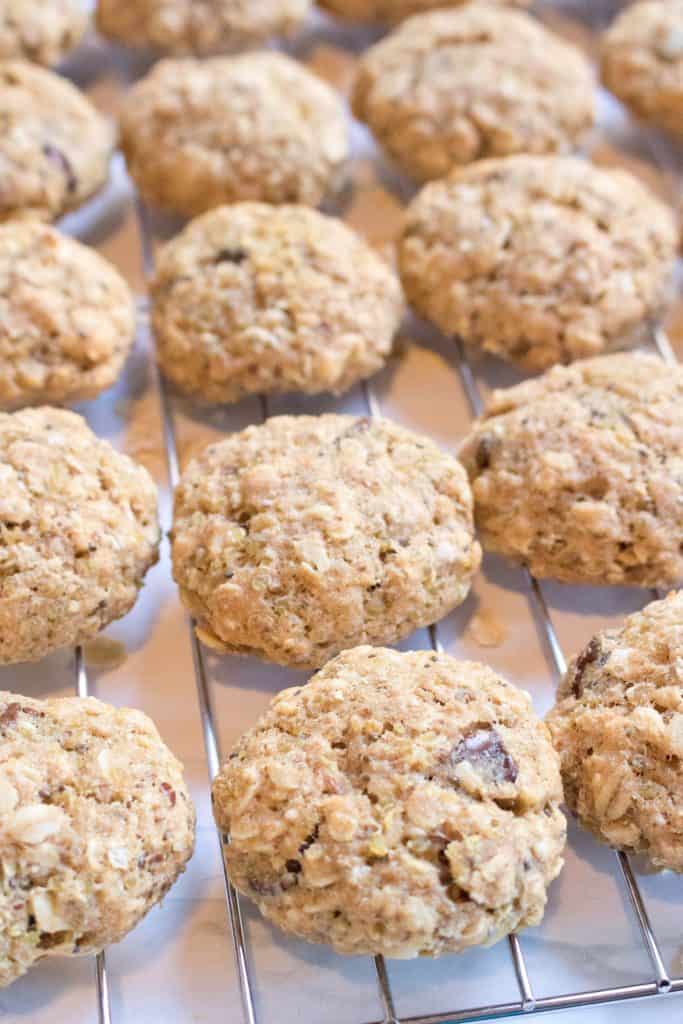 cookies on a baking sheet 