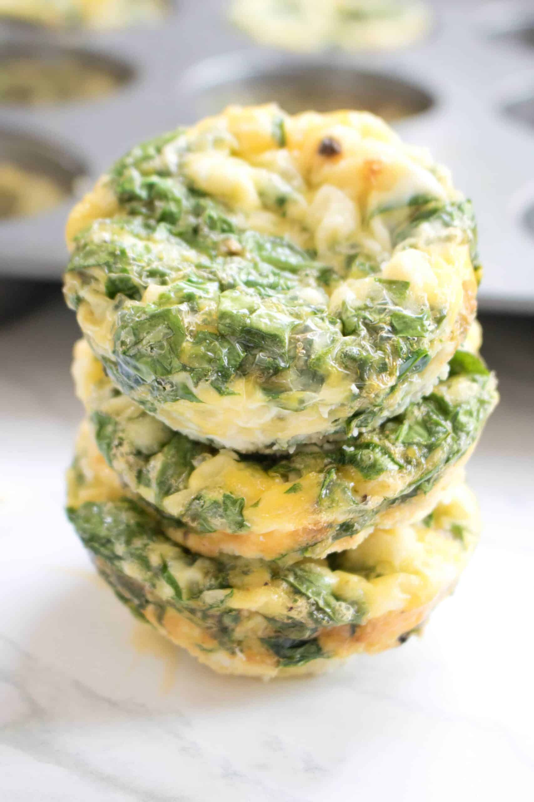 Spinach and Feta Egg Cups Served From Scratch