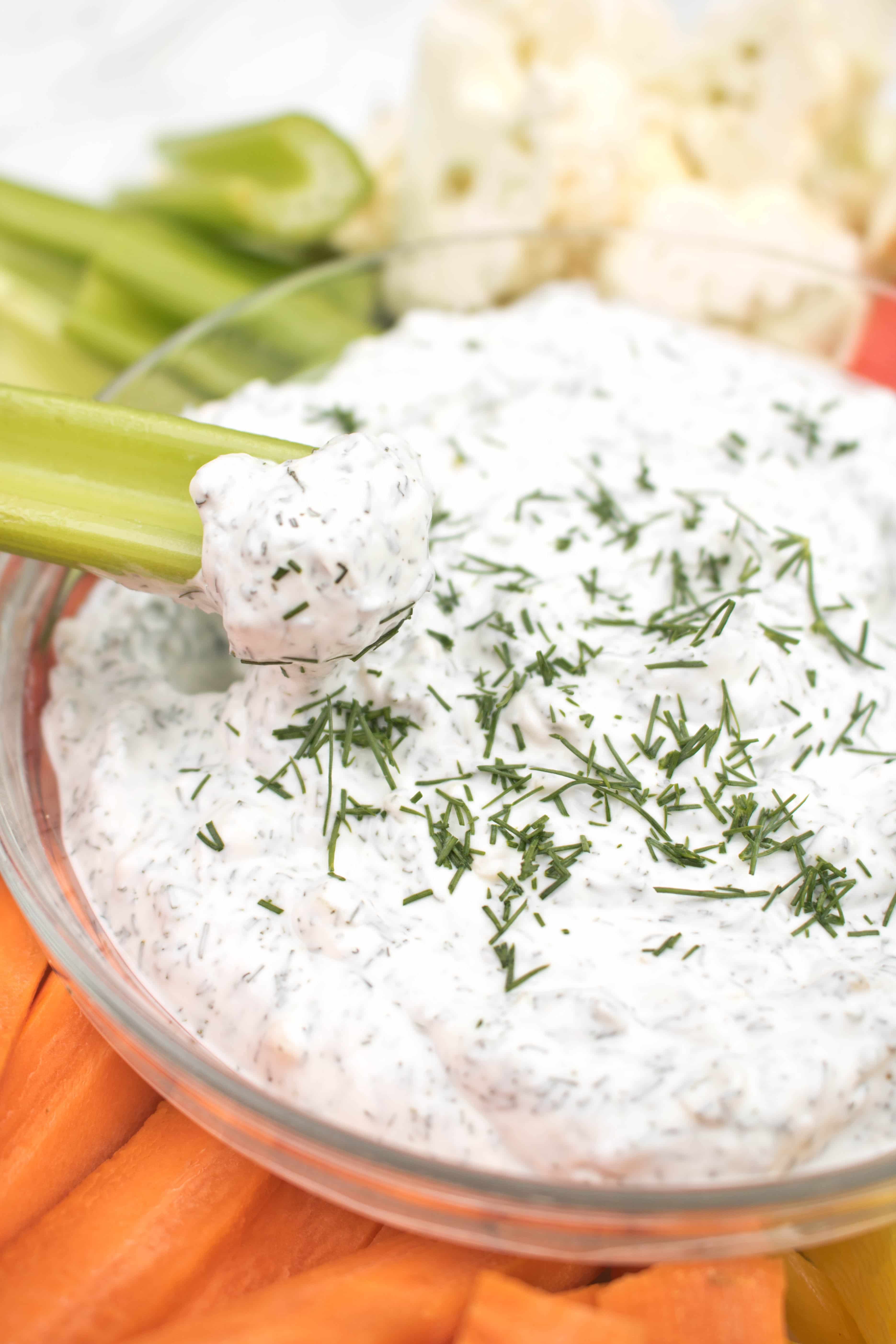 Dill Onion Dip From Scratch Served From Scratch