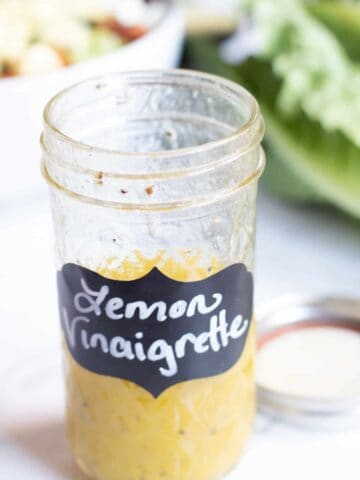 This Super Easy Vinaigrette is fast to make with simple, whole ingredients, and it's much healthier than any store bought dressing.