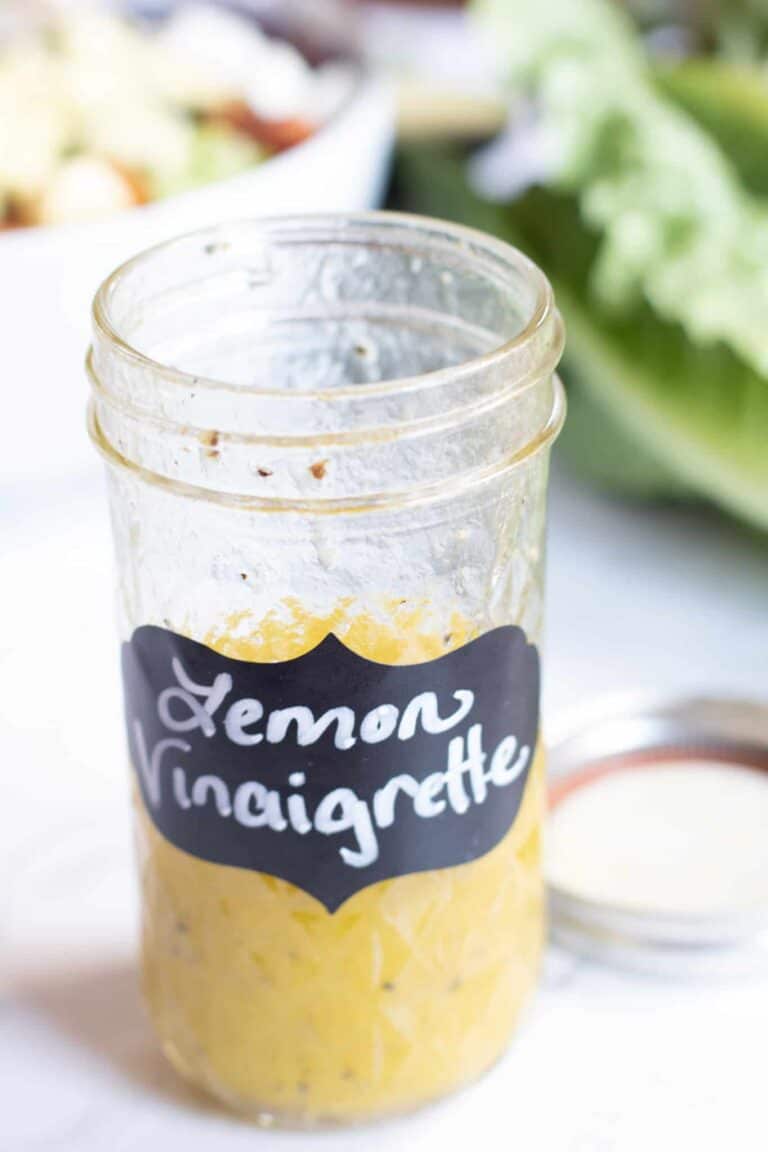 This Super Easy Vinaigrette is fast to make with simple, whole ingredients, and it's much healthier than any store bought dressing.