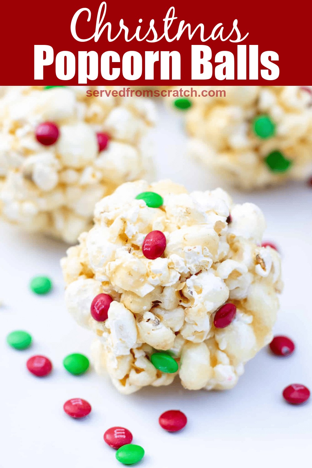 Easy Classic Christmas Popcorn Balls Served From Scratch