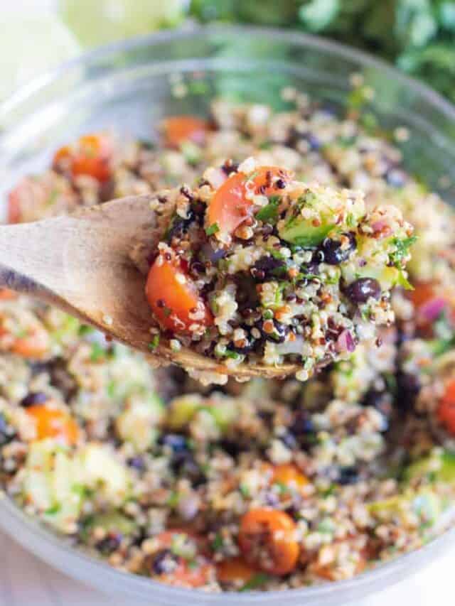 Black Bean Quinoa Salad Served From Scratch