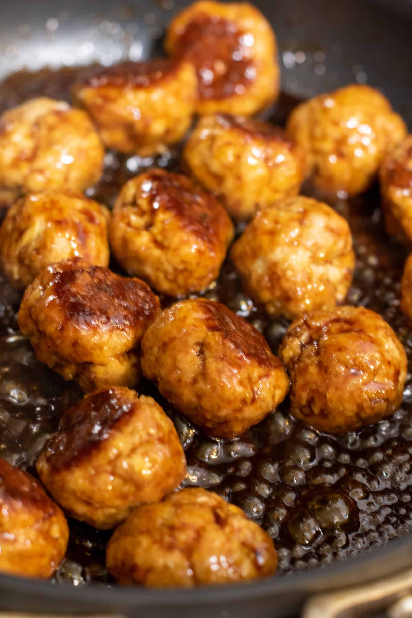 Sweet Sesame Ginger Meatballs Served From Scratch