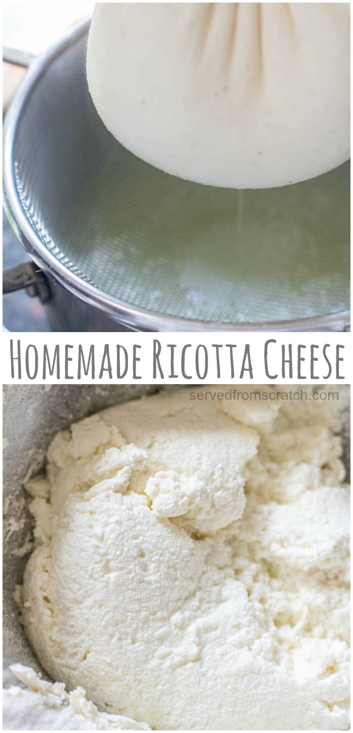 Ricotta Cheese from Scratch Served From Scratch