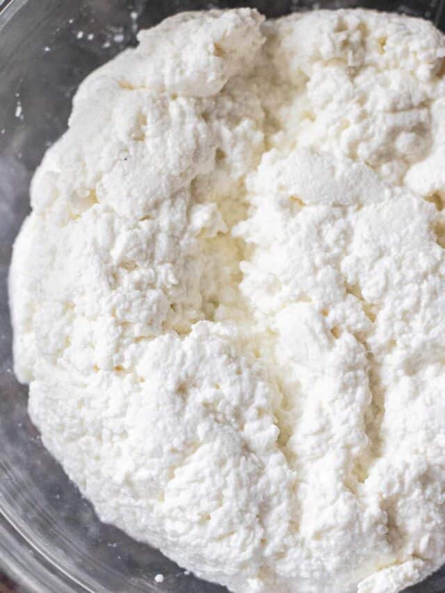 Ricotta Cheese from Scratch Served From Scratch
