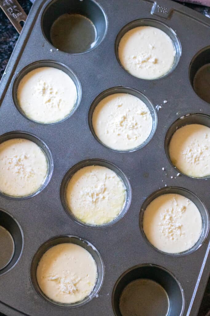 This Easy Brazilian Cheese Bread is a yeast free, gluten free bread that uses tapioca flour and only has a couple of other staple ingredients. #braziliancheesebread #recipe #glutenfree #yeastfreebread #bread #cheese 