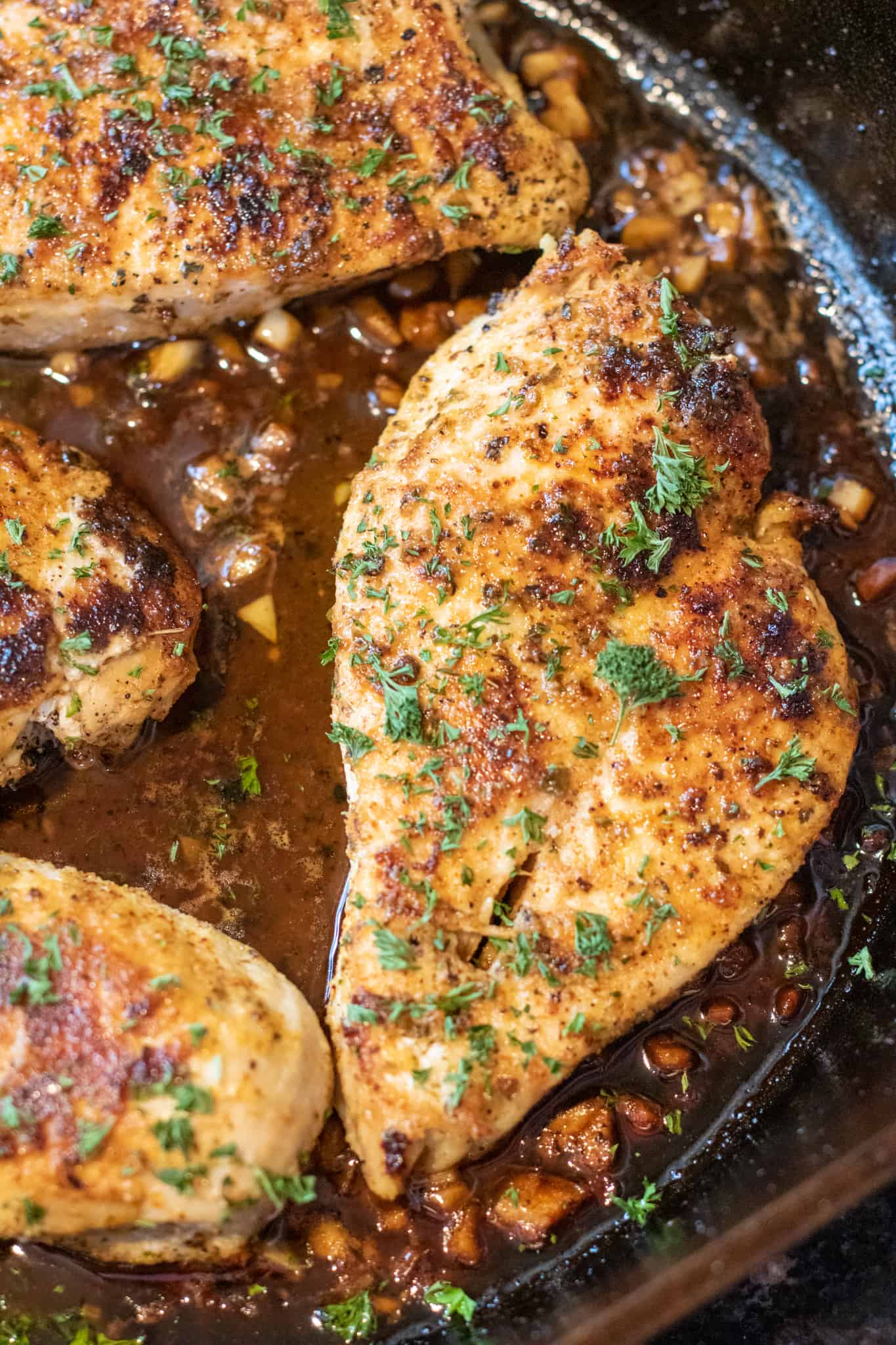 15 Minute Garlic Butter Chicken Served From Scratch
