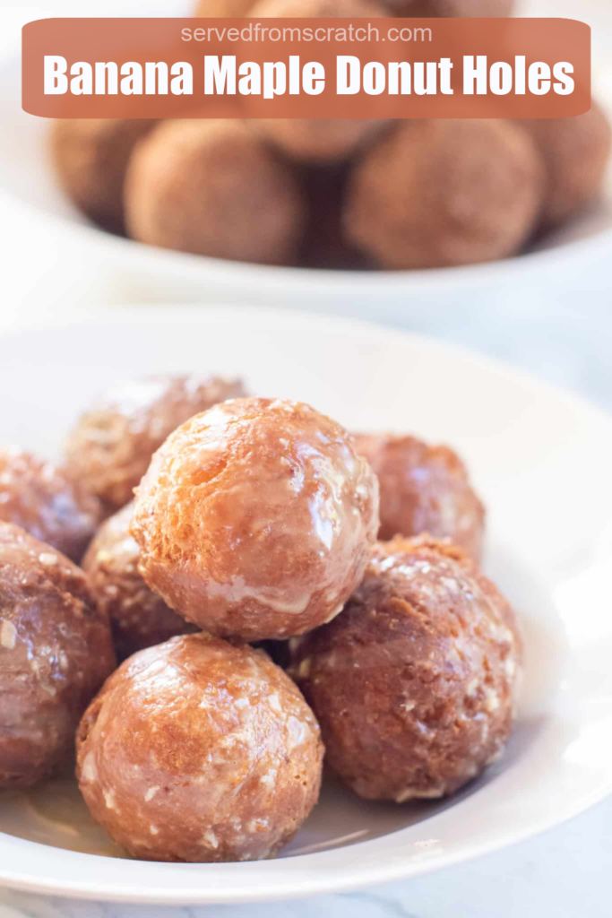 d munchkins in a bowl with Pinterest pin text.