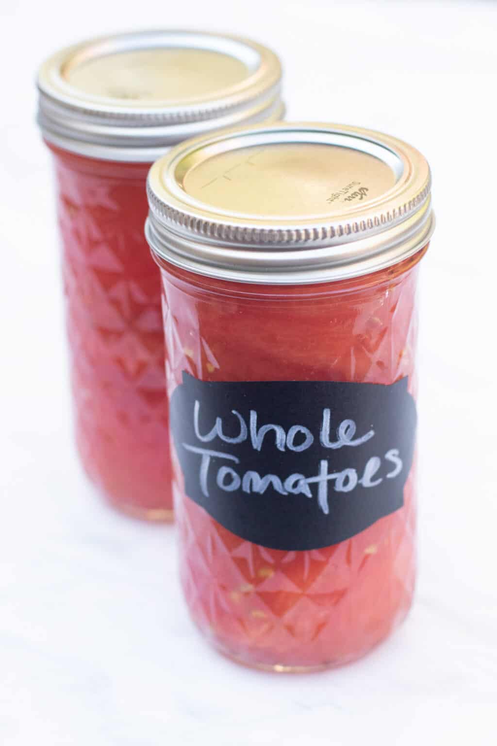 How to Make Canned Whole Tomatoes Served From Scratch